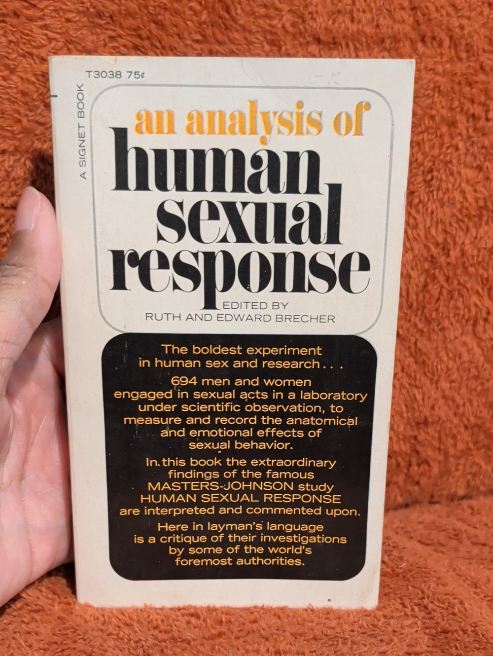 an analysis of human Sexual Response ( Edited By Ruth and Edward Brecher )